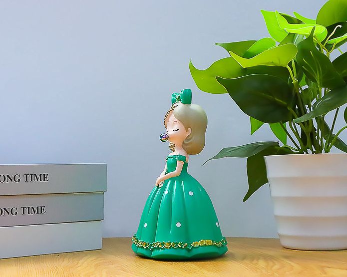 蝴蝶結(jié)泡泡公主擺件定制