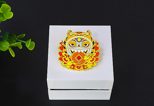 醒獅徽章紀(jì)念章定制廠家