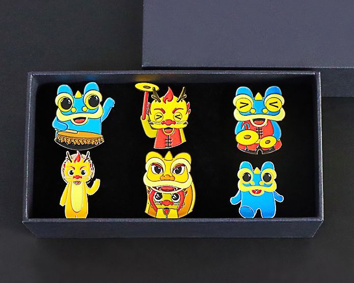 卡通動(dòng)物徽章