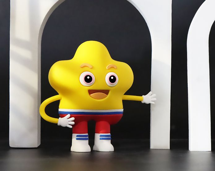 星星創(chuàng)意公仔擺件定制