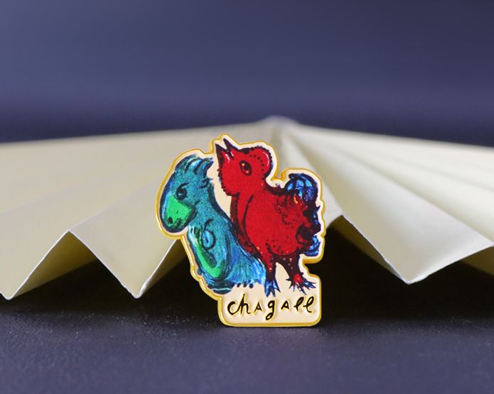 遇見博物館金屬徽章定制