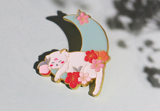 夜光金屬烤漆徽章定制