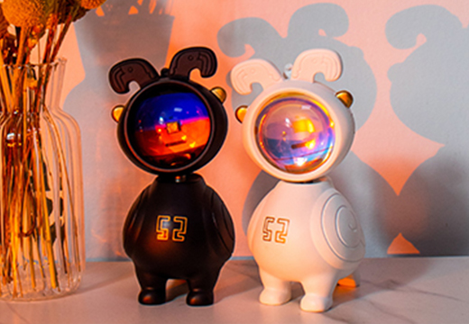 潮玩夕陽日落燈擺件定制