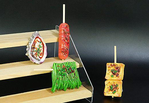 立體食物燒烤冰箱貼定制