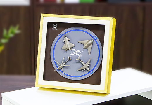 航空周年紀念金屬徽章定制