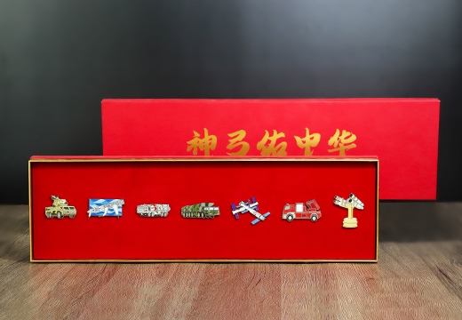 中國航天金屬徽章套裝定制