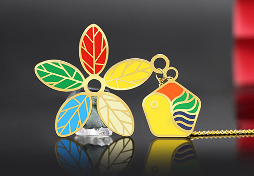 鋅合金鏈條金屬書簽定制