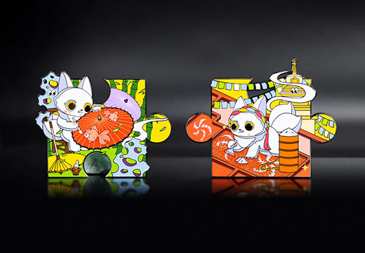 山海經(jīng)非遺拼圖盲盒冰箱貼定制