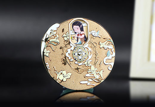 山海經(jīng)旋轉金屬徽章定制