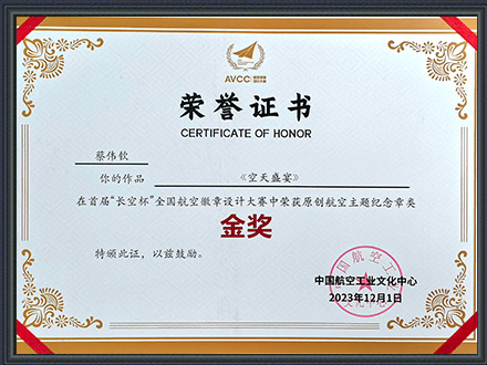 全國航空徽章設(shè)計大賽原創(chuàng)航空主題紀(jì)念章類金獎