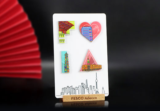 上海城市冰箱貼套裝擺件定制