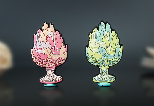 錯(cuò)金銅博山爐冰箱貼定制