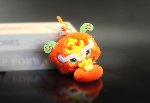 輔首毛絨公仔掛件冰箱貼定制