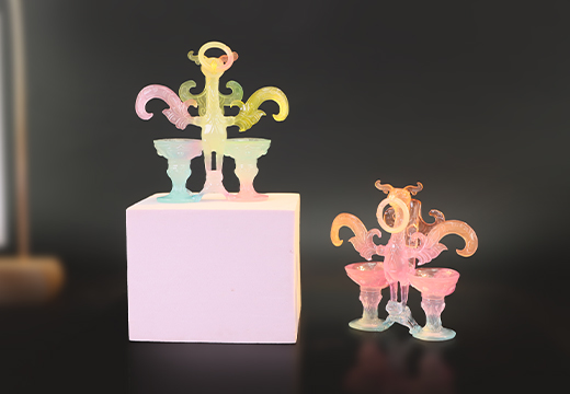 盲盒夜光樹脂冰箱貼定制