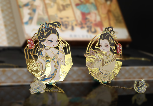 人物金屬書簽套裝定制