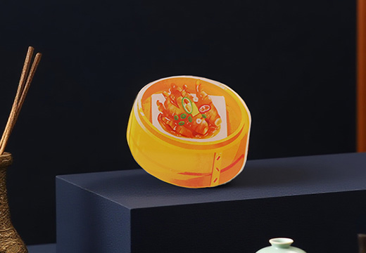 仿真食物亞克力鑰匙扣定制