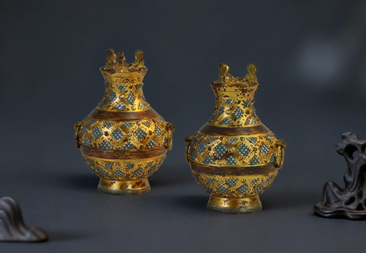 立體銅壺樹(shù)脂冰箱貼定制