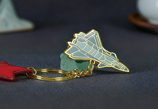 航空金屬鑰匙扣掛件定制